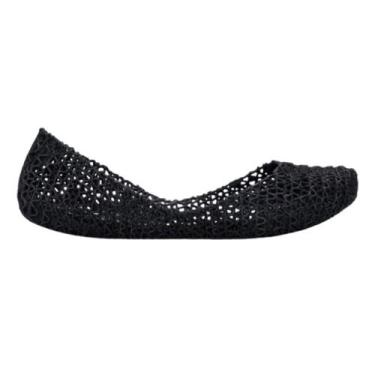 Imagem de Sapatilha Mini Melissa Campana Papel Inf 32996, Preto, 31