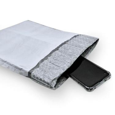 Imagem de Envelope segurança plastico bolha n5b 26x36cm pacote c/10un - VABENE