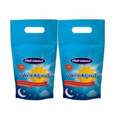 Imagem de Kit 2x Cloro Weekend Hidroazul 2,4 kg