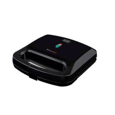 Imagem de Grill e Sanduicheira Black + Decker 750W 127V Preta - GS800-BR - BLACK