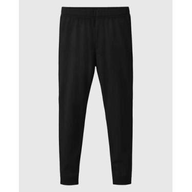 Imagem de Calça legging infantil flanelada malwee kids tamanho:16cor:preto, 16, 