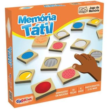 Imagem de Jogo da Memória Tátil 18pçs Ciabrink - Cia Brink