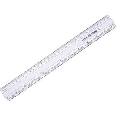 Imagem de Regua De Poliestireno Super Cristal 30Cm. - MAXCRIL
