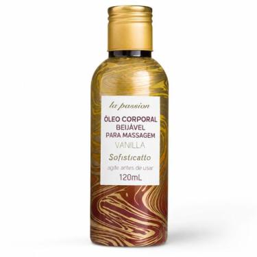 Imagem de Óleo Corporal Beijável Baunilha Vanilla Sofisticatto 120ml Para Massag