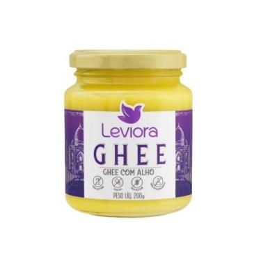 Imagem de Manteiga Ghee com Alho Sem Lactose Leviora 200g