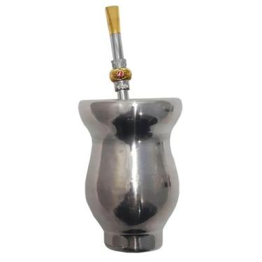 Imagem de Cuia E Bomba Metal Chimarrão Mate Terere Mini Para Criança - Taumer, I
