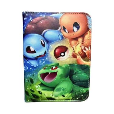 Imagem de Álbum De Cartas Pokémon Para Crianças, Álbum De Fotos Com Zíper Em PU,