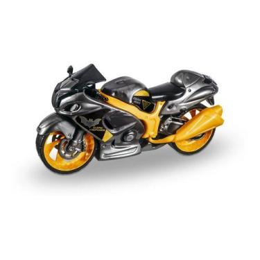 Imagem de Brinquedo Infantil Menino Miniatura Moto Racing Motorcycle  - BRINQMIX