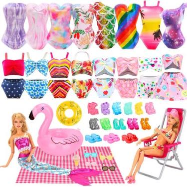 Imagem de Conjunto de acessórios BEABARZA Lot 25 para bonecas femininas de 11,5 