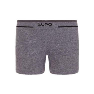 Imagem de Cueca Boxer Infantil Lupo 00137-010 Poliamida T. P/GG, G, 8000, Cinza 