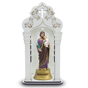 Imagem de Procade Capela Com Imagem De São José 34cm Inquebrável
