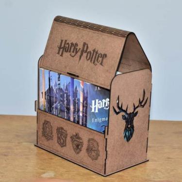 Imagem de Caixa Para Coleção De Livros Harry Potter 7 Vol. Box Capa Simples (Liv