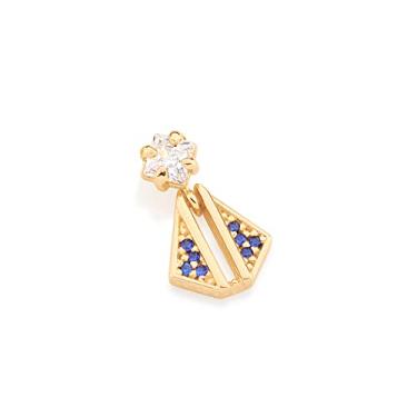 Imagem de Pingente nossa senhora aparec -542000-Rommanel Cor: Branco com azul