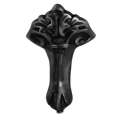 Imagem de Kingston Brass NHVCTZB0 Aqua Eden Metal, 4 Peças (Conjunto), Preto Fosco