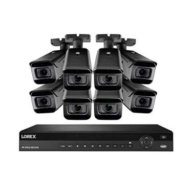 Imagem de Lorex 4KHDIP164i 16 Sistema de Segurança Canal w / 16 canais 3TB N881A63B 4K NVR e Bullet 8 8MP LNB9272S 4K Vario-Focal 8MP 30FPS Áudio Câmaras
