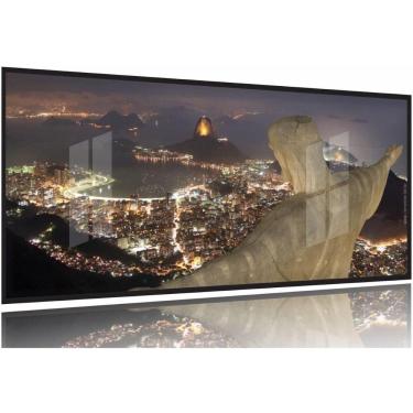 Imagem de Quadro Decorativo - Cristo Redentor -130x60 Moldura Preta 2x2