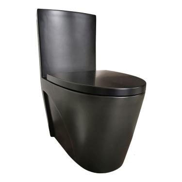 Imagem de Vaso Sanitário Preto Fosco Reno R 600 - Novo Modelo!