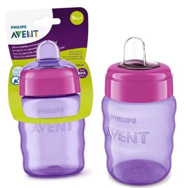 Imagem de Copo De Treinamento Antivazamento Philips Avent Roxo 260ml