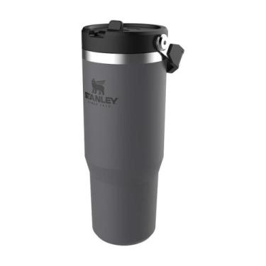 Imagem de Garrafa Stanley Térmica Chumbo Inox 887ml Flip Straw Tumbler