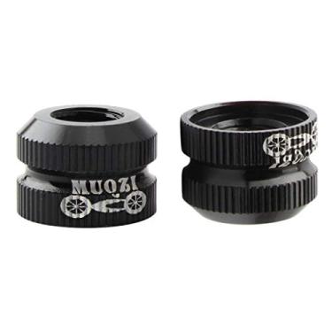 Imagem de #N/A Tampa de válvula de boca de pneu de vácuo para bicicleta acessórios de manutenção - Preto