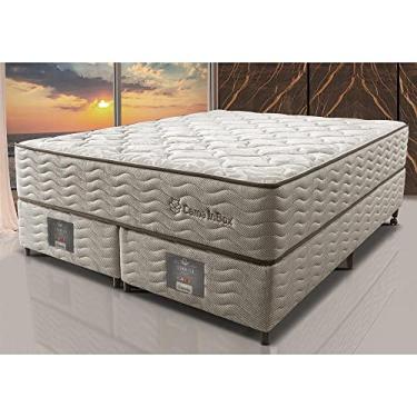 Imagem de Cama Box Queen Colchão Euro + Box 158x198x71 Molas Ensacadas Cama Inbox Ocean Bege