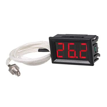 Imagem de Qudai XH-B310 Industrial Termômetro Digital de 12 V Medidor de Temperatura K-tipo M6 Termopar Tester-30~800 ℃ Termografia de Alta Precisão com Display LED NP