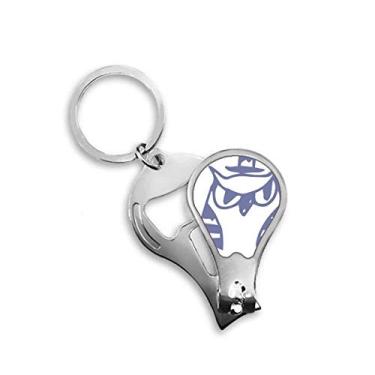 Imagem de Chapéu de desenho animado Bird Protect Animal Pet Lover Cortador de unhas Abridor Chaveiro Tesoura