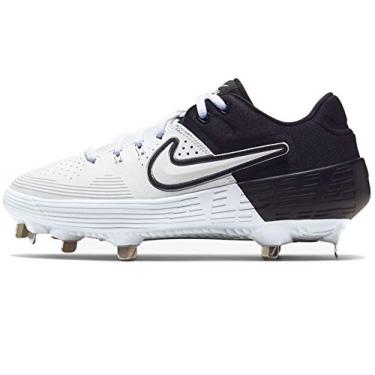 Imagem de Nike Chuteiras femininas Zoom Hyperdiamond 3 Elite Softball, Preto/branco/laranja total, 8.5