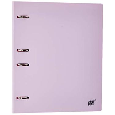 Imagem de Fichário Argolado Colegial B5, YES, RC4EBCLL, Tons Pastel, Lilás