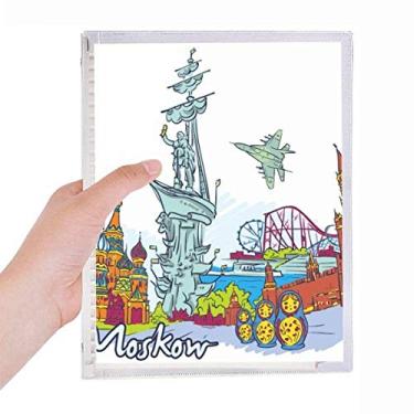 Imagem de Caderno de anotações sobre a Catedral de São Basílio de Moscow Landmark