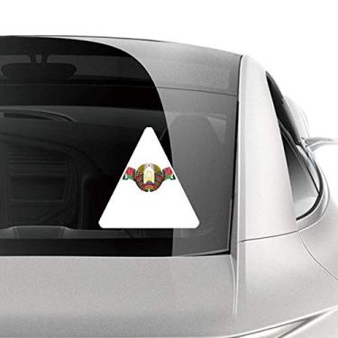 Imagem de DIYthinker Adesivo de carro com emblema nacional da bandeira da Bielorrússia