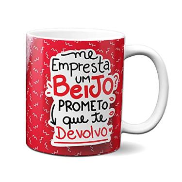 Imagem de Caneca Personalizada Namorado Empresta Um Beijo Assinado V