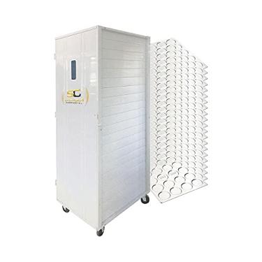 Imagem de Armário Crescimento Imeca + 20 Assadeiras Pão Hamburguer 20 Cav. Alumínio. 58x70 Imeca