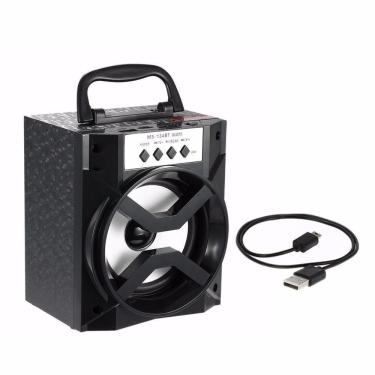 Imagem de Caixa De Som Bluetooth Portátil D-bh1019 Aero Com Rádio Fm Usb Tf Preto