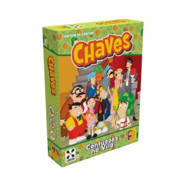 Imagem de Galápagos, Chaves: Confusões na Vila, Jogo de Cartas para Amigos, 2-5 jogadores, 30 minutos por partida