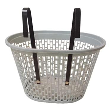 Imagem de YIJU Cesta de Armação de Bicicleta Dobrável, Rack de Carga de Bicicleta Presente para Gatos Acampamento Bicicleta de Destacável, Cesta Frontal D, Cinza