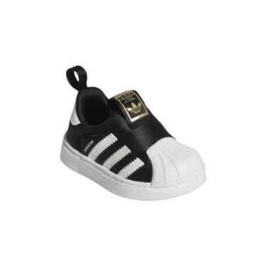 adidas Originals Tênis infantil unissex Superstar 360, Preto/branco/branco  cristal, 4 Toddler : : Moda