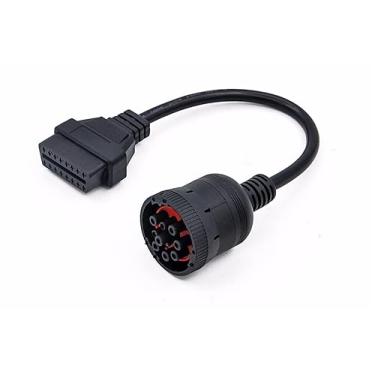 Imagem de Cabo Cummins 9 Pinos Linha Pesada Adaptador Obd2 16 Pinos