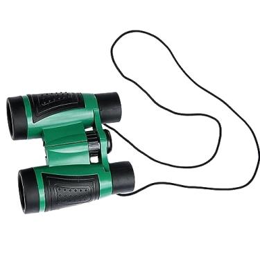 Imagem de Generic Binóculos compactos para crianças, lupa, pequeno, telescópio, ampliação, brinquedo, para caminhadas, festas, exploração, eventos esportivos, verde