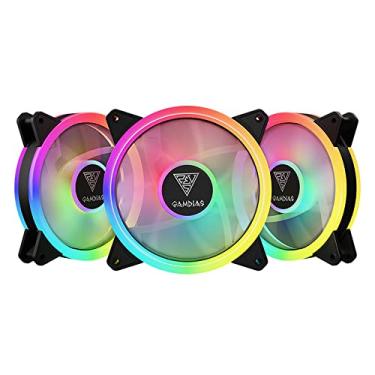 Imagem de GAMDIAS Kit com 3 fans Aeolus M2-1203 LITE RGB 120mm