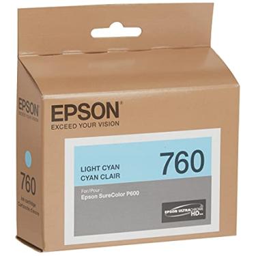 Imagem de Epson T760520 UltraChrome HD Tinta de cartucho de capacidade padrão ciano claro