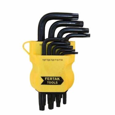 Imagem de Jogo De Chaves Torque Pequena Com 9 Peças - Fertak