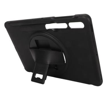 Imagem de Capa Protetora para Tablet, Capa Com Alça de Ombro de Mão de 360°, Capa Protetora Resistente e à Prova de Choque Com Porta-lápis para Tab S9+X810 S7+ S7FE S8+ (Preto)