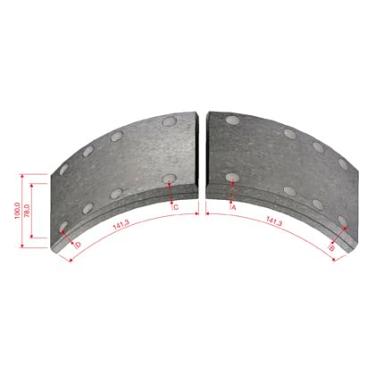 Imagem de LONA FREIO DIANTEIRO TRASEIRO 0822T STD