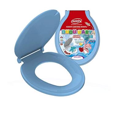 Imagem de Assento Sanitário Infantil Especial Dudubaby Talco Azul Com Dimensão De 384 x 311 x 32,5 mm Durín