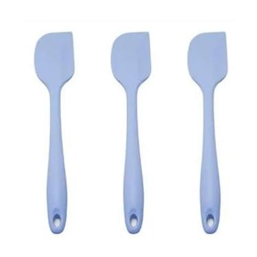 Imagem de Kit com 3 Espátulas Multiuso Pão Duro Silicone Maciço (Azul Bebê)