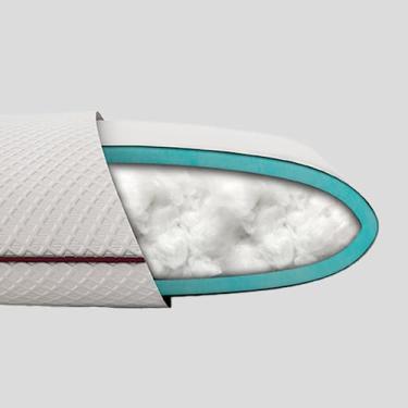 Imagem de Travesseiro Deli® - I wanna sleep - 14 cm - Extremo Conforto com Sustentação. AirFiber (Fibras Exclusivas com Toque de Pluma), Envolta por uma Cápsula com Duas Lâminas de Memory Foam IWS