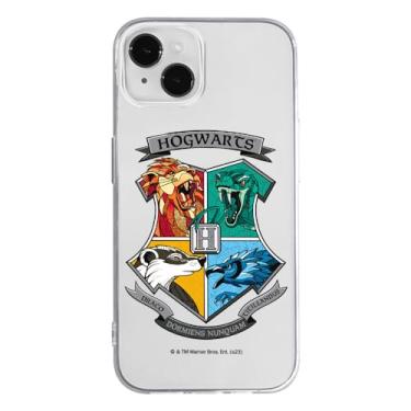 Imagem de ERT GROUP Capa de celular para iPhone 14 original e oficialmente licenciada com padrão Harry Potter Hogwarts Arms 002 perfeitamente adaptada à forma do celular, parcialmente transparente