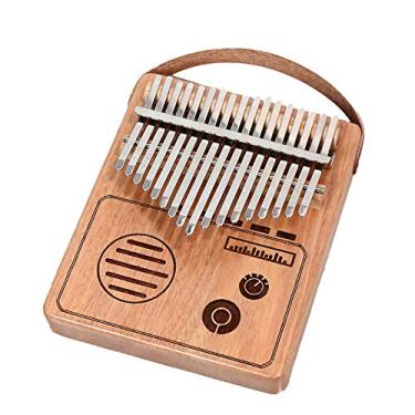 Imagem de Piano de polegar de 17 teclas, kalimba para amantes de música, teclado de percussão de dedo de marimba, piano de dedo, piano Mbira para amantes de música, mogno B