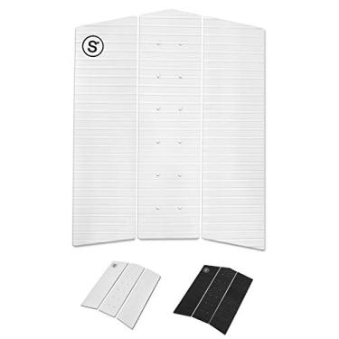 Imagem de SYMPL Almofada de tração frontal para prancha de surf • 3 peças de aderência frontal • Prancha de surf, skimboard, deck Longboard • Almofada de aderência máxima • Adesivo 3M • Serve para surf, skim